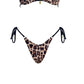 Gigizara - Leopard Luxe Triangle Bikini Top Adjustable Eco Repreve