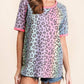 Bibi - Leopard Raglan Sleeve Top