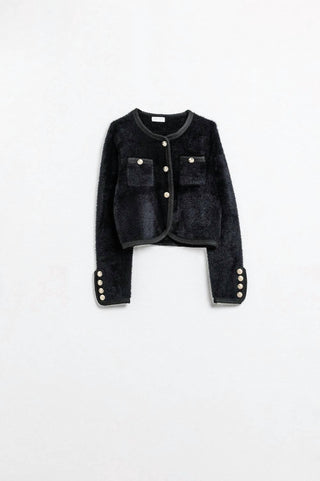 Q2 - Vanessa Fuzzy Cardigan Jacket
