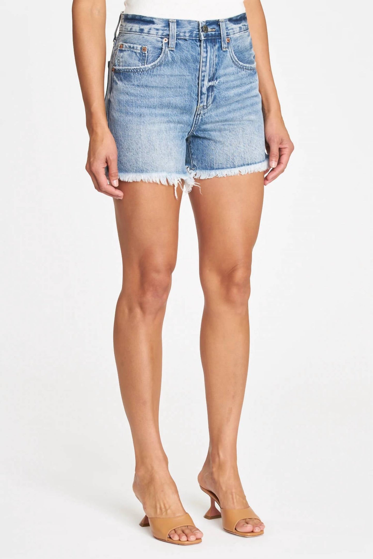 Pistola - Women's Maeve Super High Rise Cut Off Short