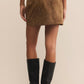 Z Supply - Ciera Suede Mini Skirt