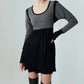 Tough Luv - Babydoll Lace Detail Dress