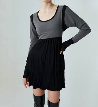 Tough Luv - Babydoll Lace Detail Dress