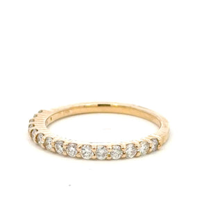 Aamiaa - 0.52 Carat Natural Diamond Half-eternity Band Ring