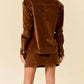 Finch La - CORDUROY MINI SKIRT