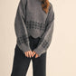 &Merci - Scallop Hem Embroidered Sweater