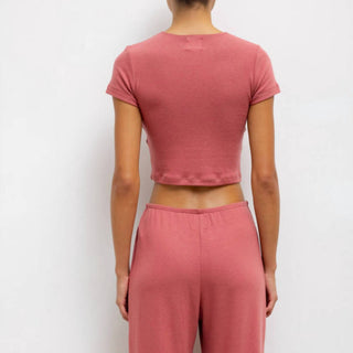 Leset - Lauren Crop Slim Tee