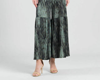 Clara Sunwoo - Crinkle Pleat Knit Wide Leg Pant