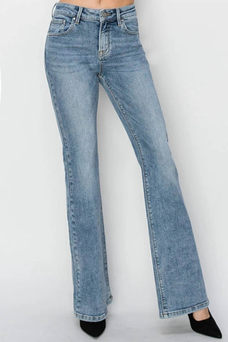 Risen - Full Size Mid Rise Bootcut Jeans