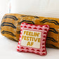 Furbish Studio - Festive AF Needlepoint Pillow
