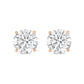 Diana M Jewels - 10.00 Cts Round Lab Grown Stud Earrings