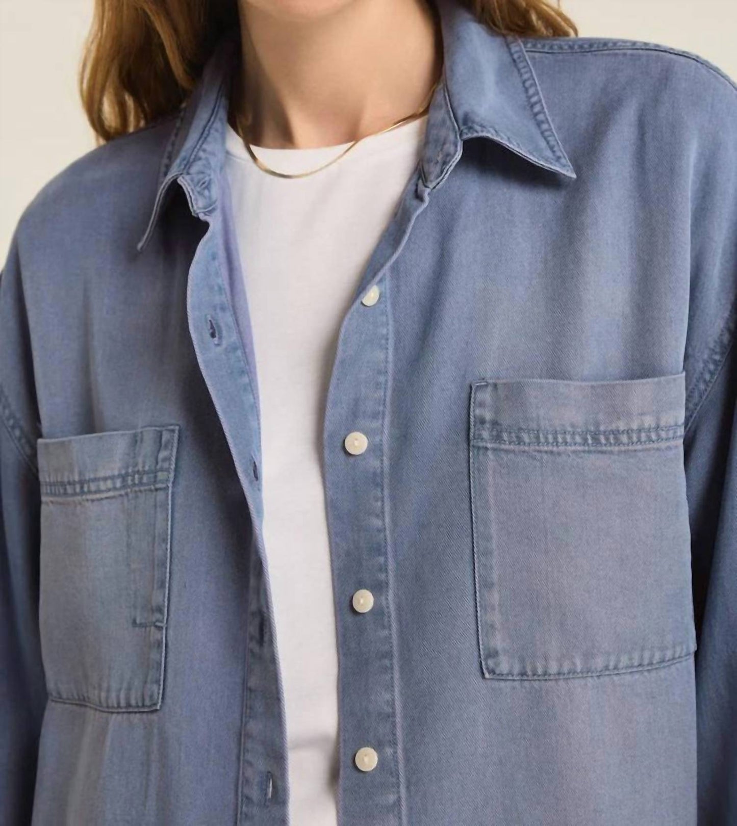 Z Supply - Colbie Chambray Top