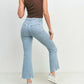 Just Black Denim - High Rise Crop Flare Jeans