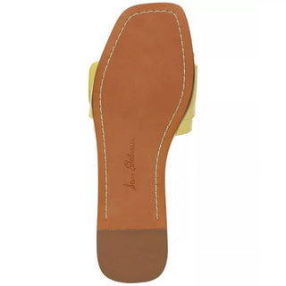 Sam Edelman - Women's Inez Squared Open Toe Buckle Detail Slip On Sandals