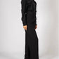 P.Cill - Satin Button Down Blouse With Side Slit