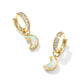 Kendra Scott - Women's Moon Huggie Earrings