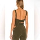 Michael Costello - Levi Crop Wrap Top