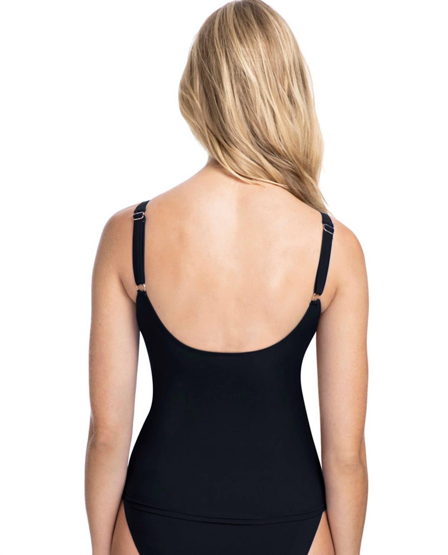 Profile By Gottex - Scoop Neck Shirred Tankini Top