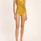 Adriana Degreas - SOLID STRAPLESS SWIMSUIT WITH CUT-OUTS