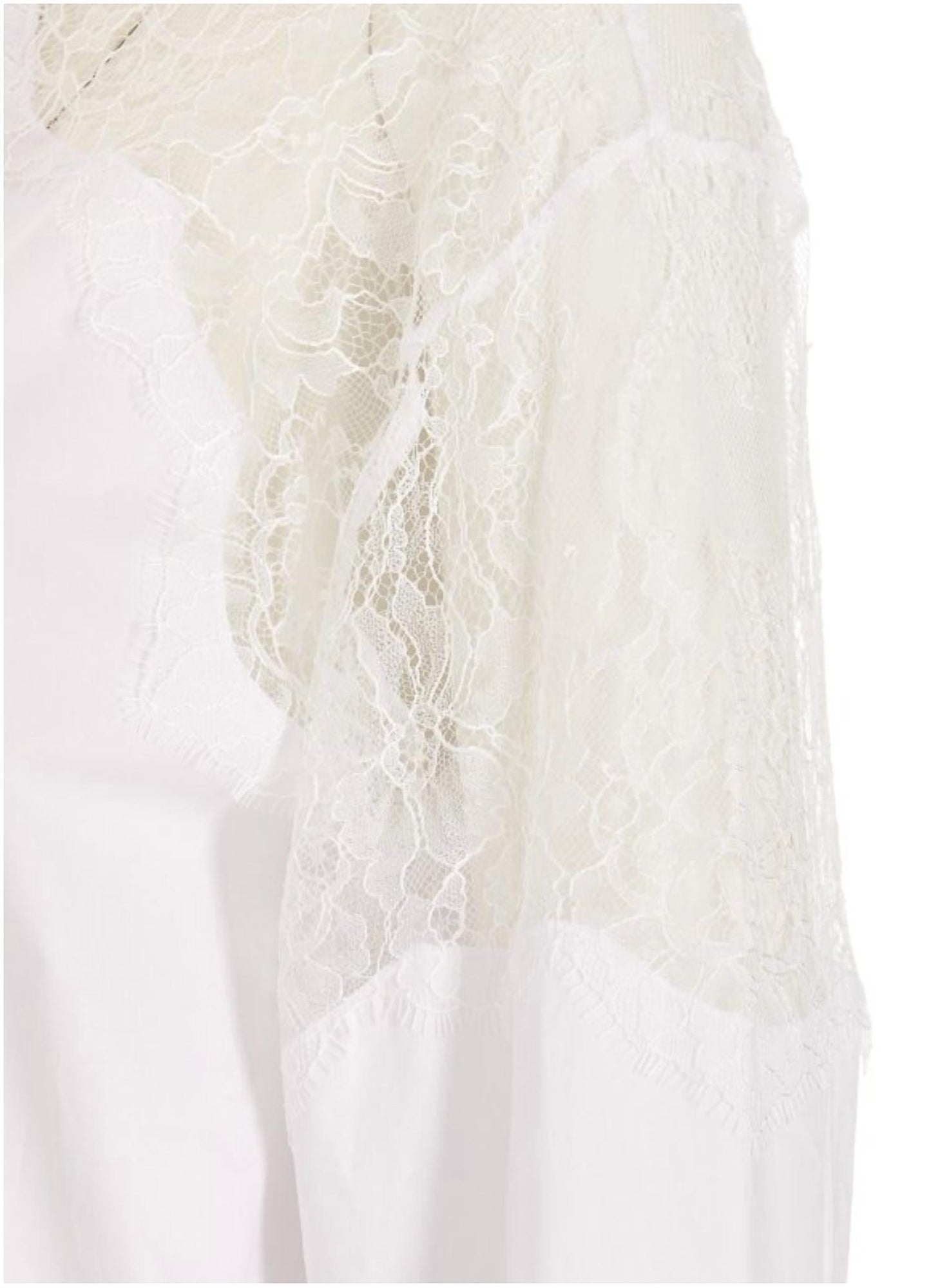 Pinko - Clotilde Lace Detail On Shoulder Cotton Blouse
