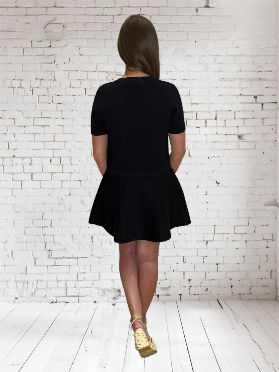 Entro - Women's Cardigan Skirt Set