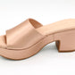 Chocolat Blu - Women Golden Platform Heel Sandal