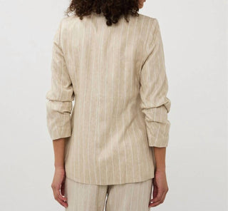 Esqualo - Stripe Linen Blazer