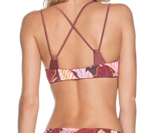 Maaji - Shimmering Reversible Porto Bralette Strappy Back Bikini Top
