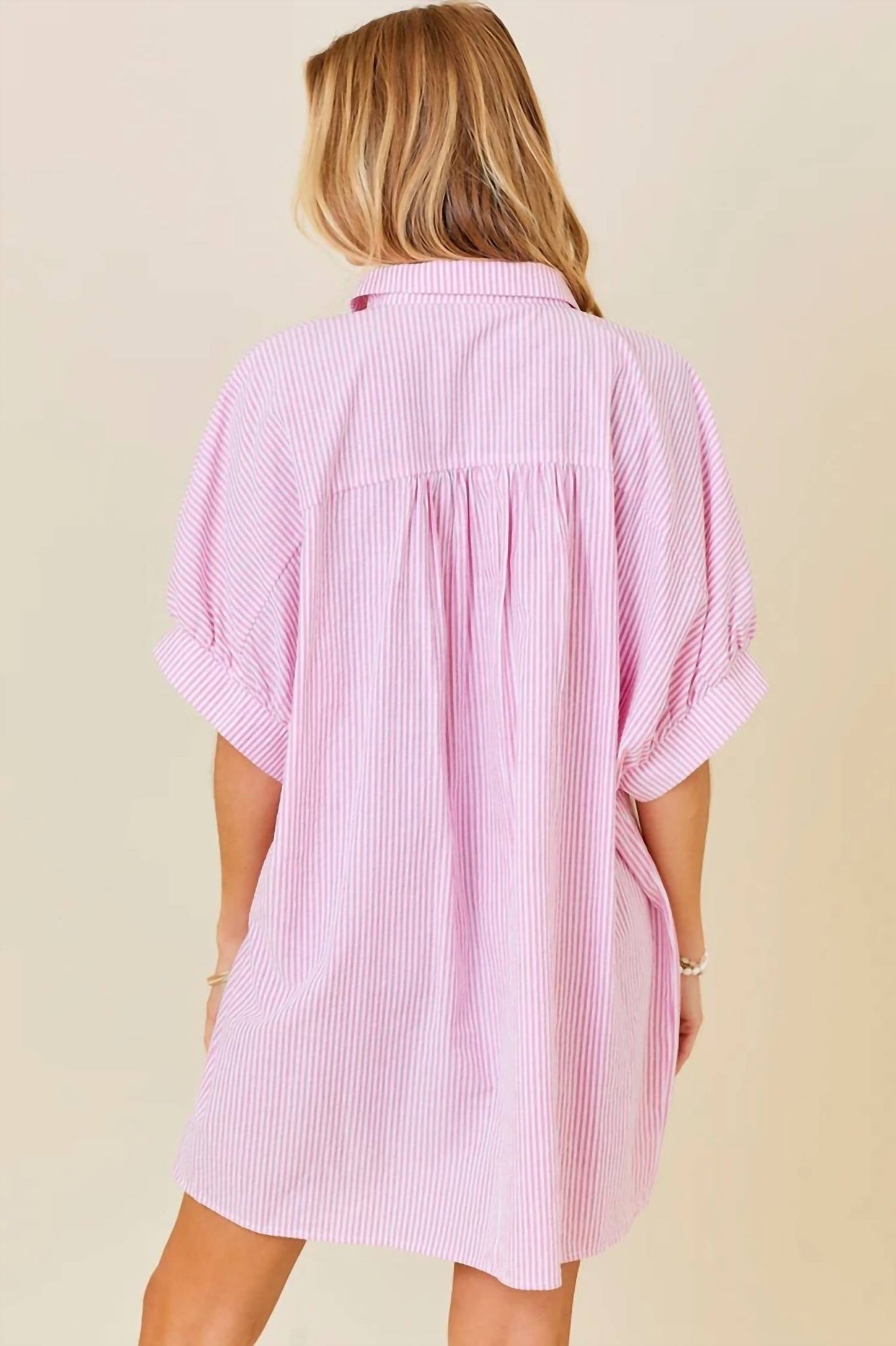Day + Moon - Oversized Striped Dress