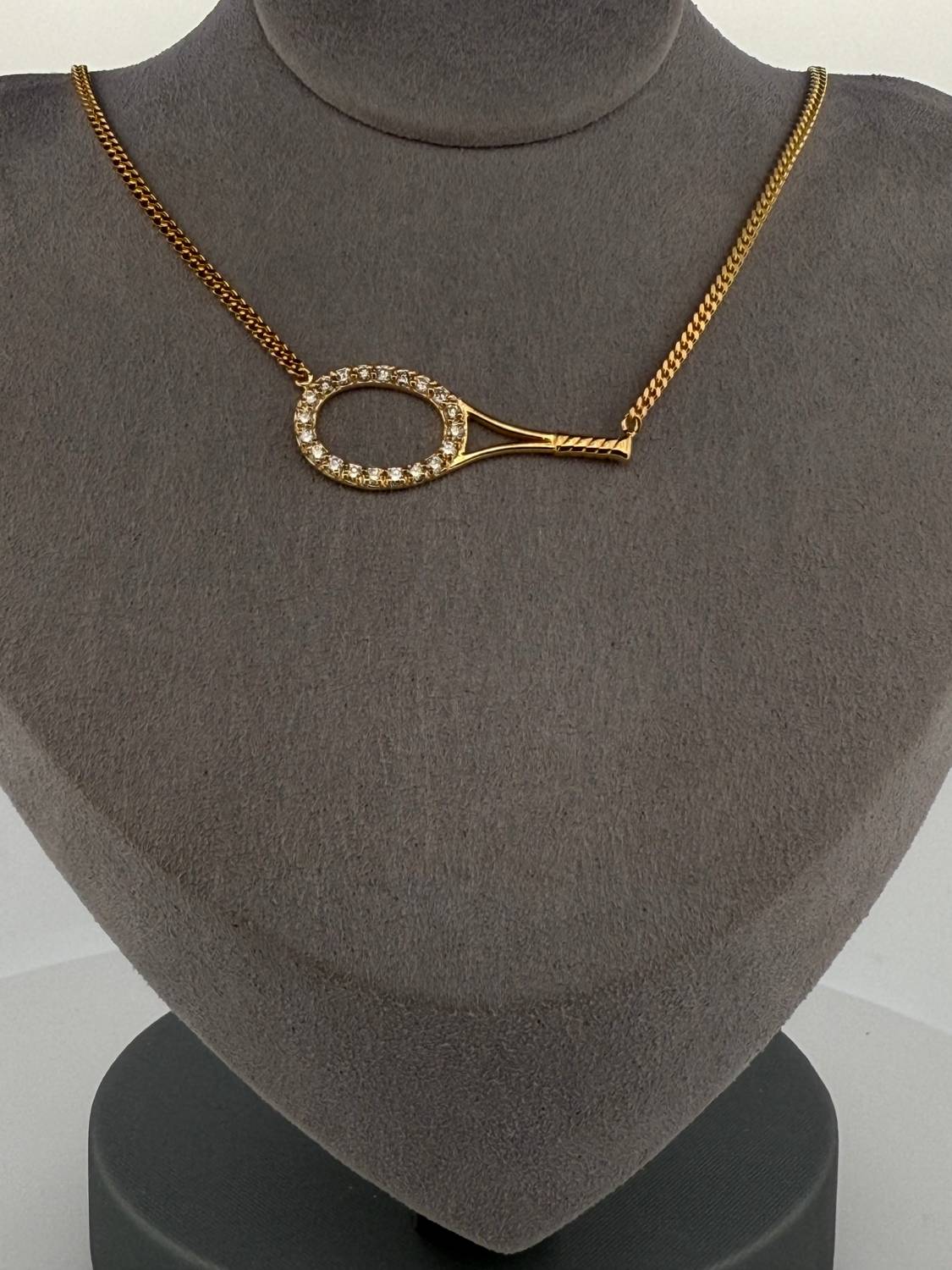 Love Love Tennis - Women's Galore Tennis Racket Necklace