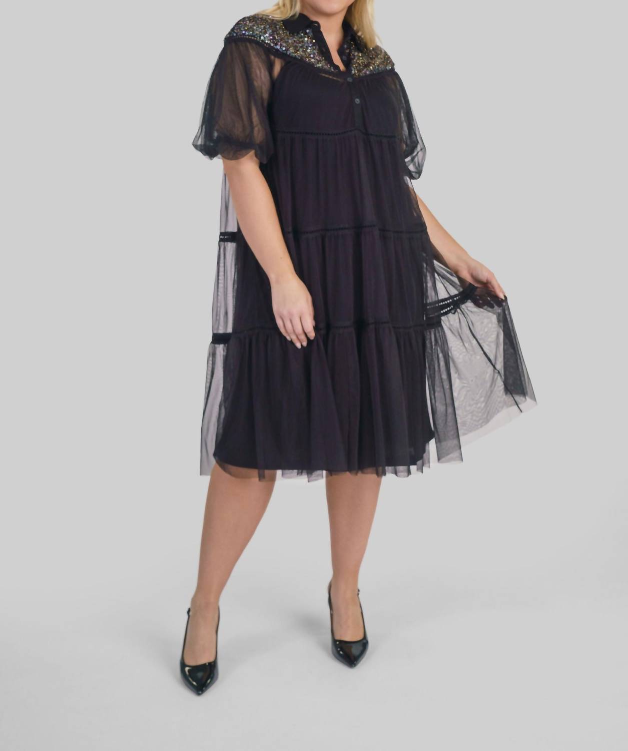 -Bl^Nk- - Lidia Cami Dress - Plus