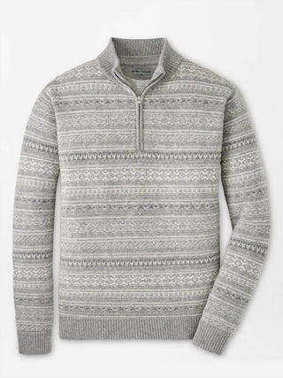 Peter Millar - Silverton Jaquard 1/4 Zip Sweater