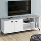 Contemporary TV Stand Console with Storage Cabinet
