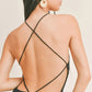 Sage The Label - Beloved Pointelle Halter Mini Dress