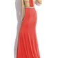 Rachel Allan - Embellished Jersey Gown With Fringe Detail