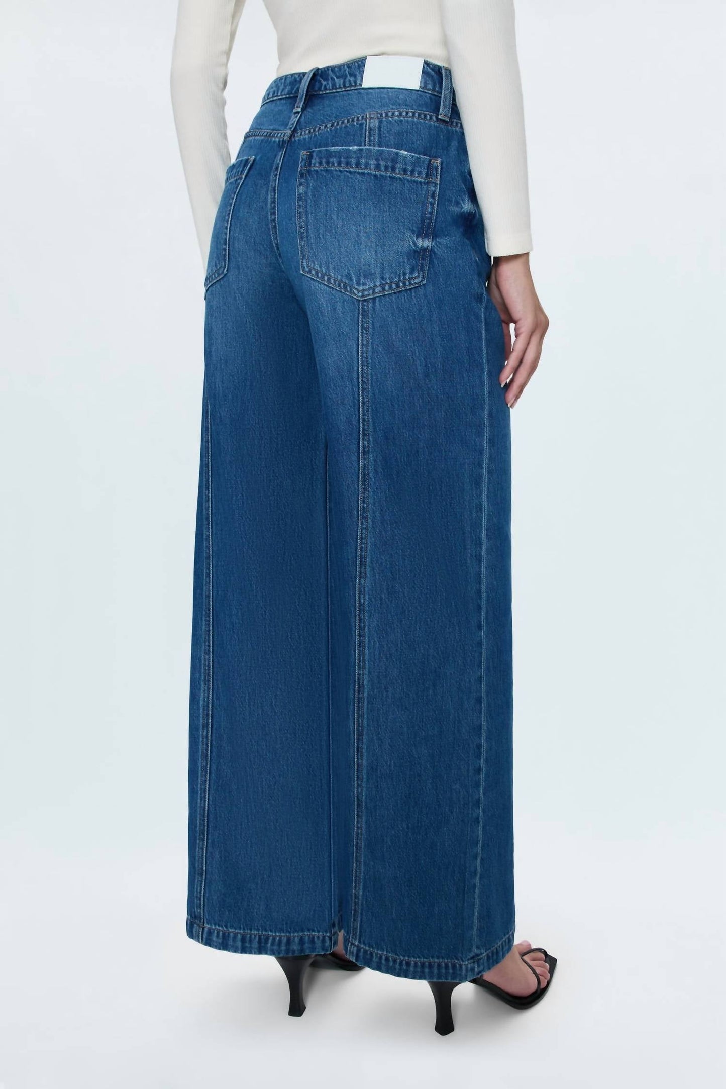 Pistola - Jaydn Low Slung Palazzo Jeans