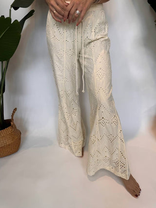 Free People - Emma Embroidered Pants