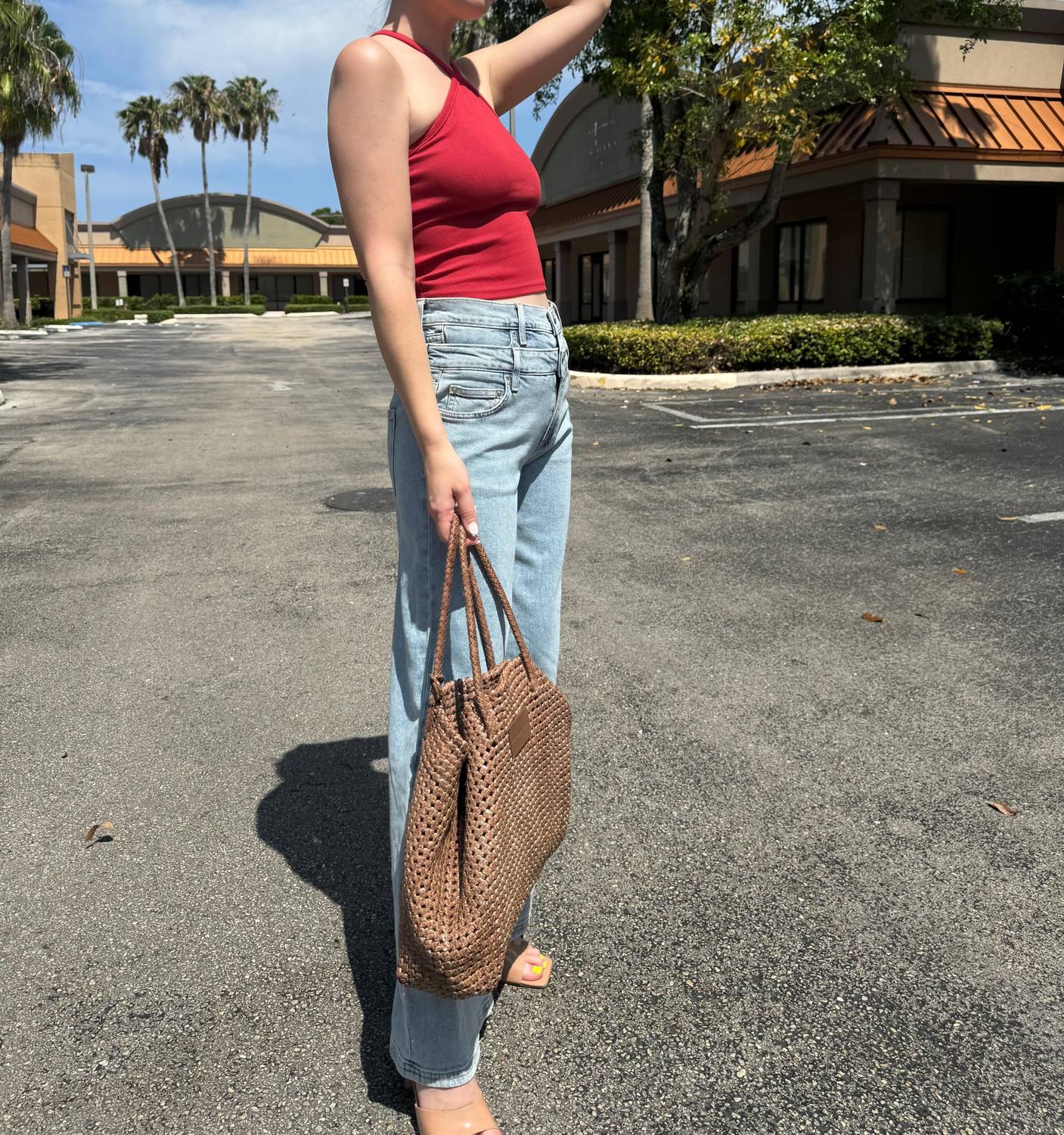 Enza Costa - Cropped Halter Tank