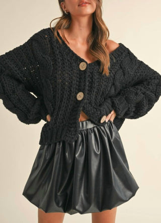 Klesis - Chunky Knit Oversized Cardigan