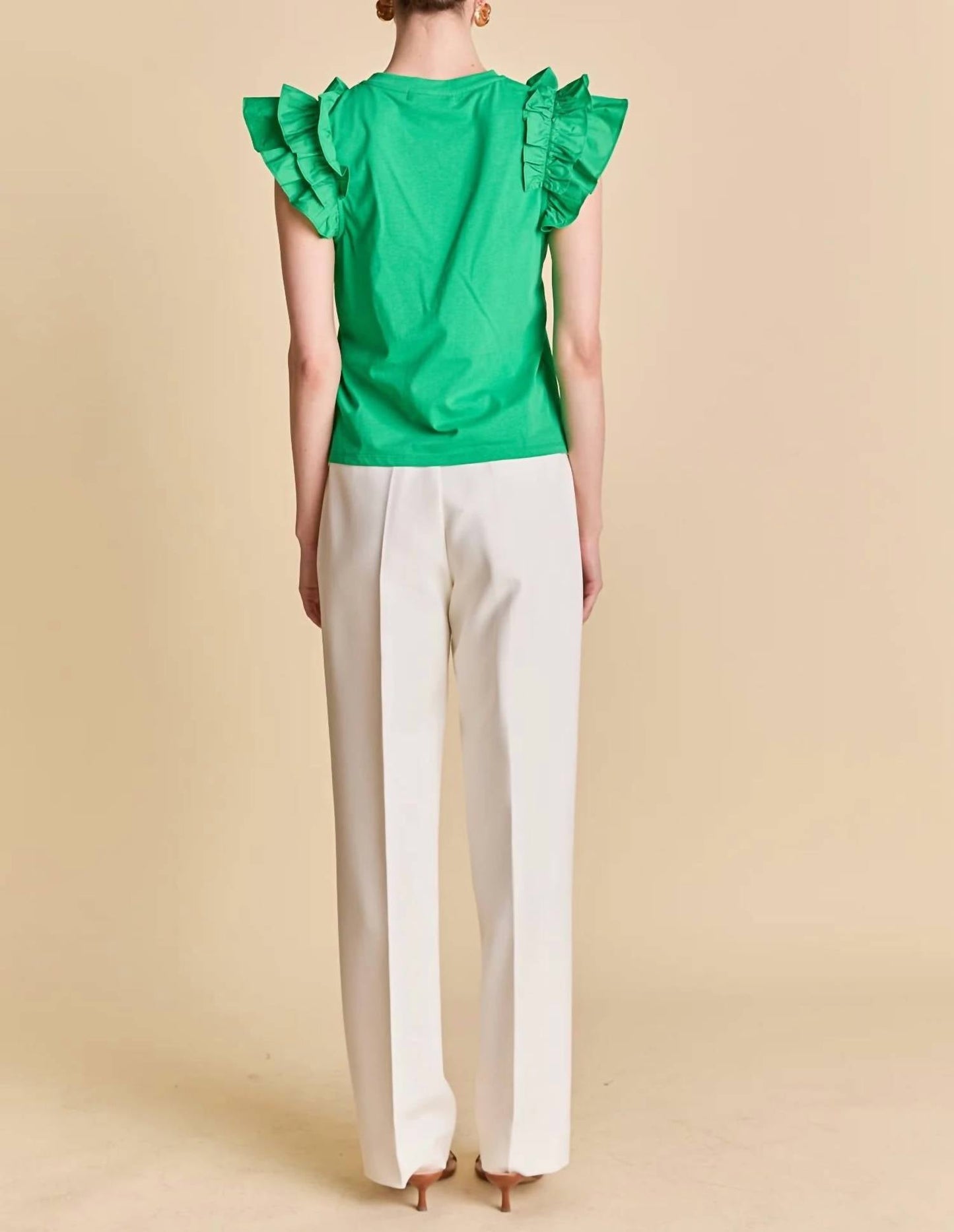 2.7 August Apparel - Sammie Ruffle Top