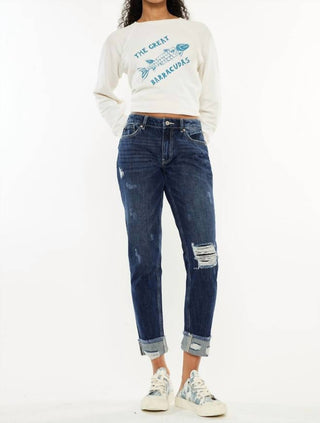 Kancan - High Rise Boyfriend Jean