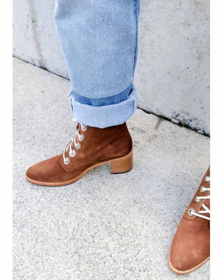 Freda Salvador - Women's Ace Lace Up Combat Boot