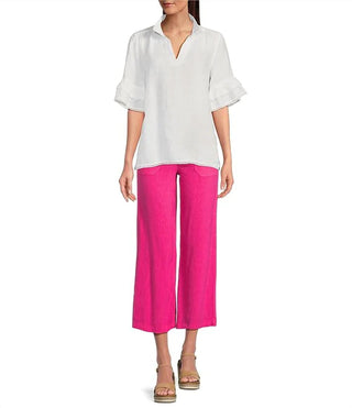 Kut From The Kloth - Topaz Linen High Rise Wide Leg Pants