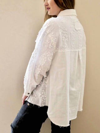 Pol - Embroidered Texture Jacket