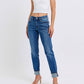 Judy Blue - Mid-rise Boyfriend Jeans With Cuff