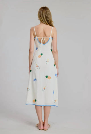 Flat White - Pineapple Brunch Dress