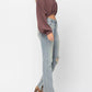 Judy Blue - High Waist Destroyed & Inseam Slit Straight Denim Jeans
