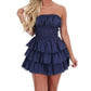 Day + Moon - Wildest Dreams Strapless Mini Dress