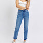 Judy Blue - Rigid Magic Release Hem Boyfriend Jeans