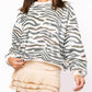 Queen Of Sparkles - Zebra Sweatshirt